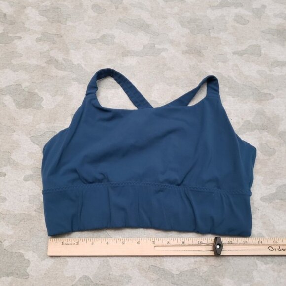 Athleta Sports Bra Womens XL Blue Pullover Athletic Gym Fitness Yoga - Picture 3 of 5